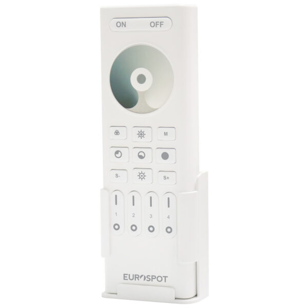 EuroSpot RF 2.4GHz 4Ζωνο Λευκό Τηλεχειριστήριο Μονόχρωμης Ταινίας-Led