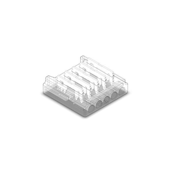 EuroSpot Σύνδεσμος Ταινίας Led σε Καλώδιο 5Pin για SMD RGBW 12mm