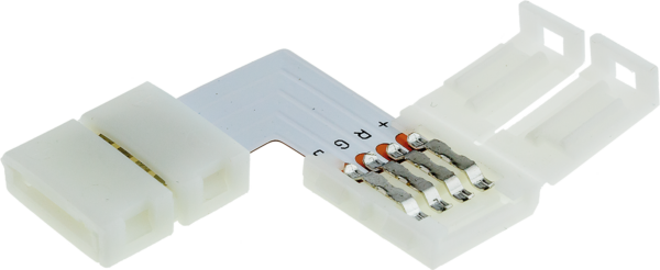 EuroSpot Γωνιακός Σύνδεσμος Ταινίας Led 4Pin για SMD RGB 10mm