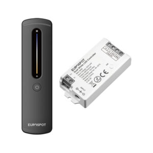 EuroSpot Led Kit Controller+ Μαύρο Remote RF 2.4GHz για CCT Ταινία