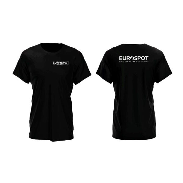 EuroSpot Τ-Shirt Μαύρο Size Extra Large