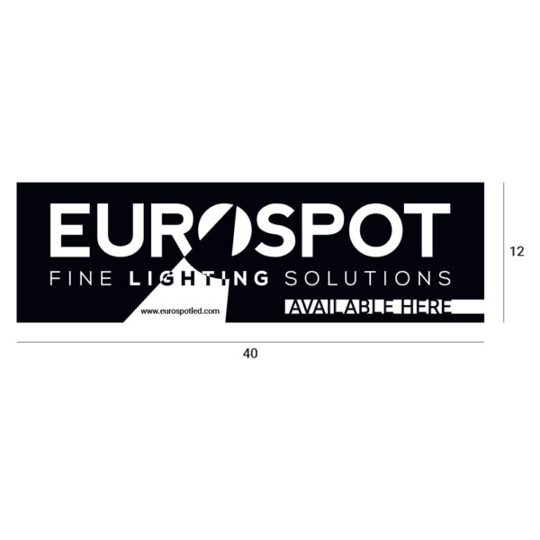 EuroSpot Αυτοκόλλητο 40*12 cm
