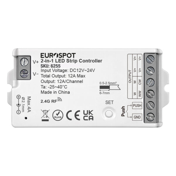 EuroSpot Led Controller RF 2.4GHz 2in1 + Push Dim
