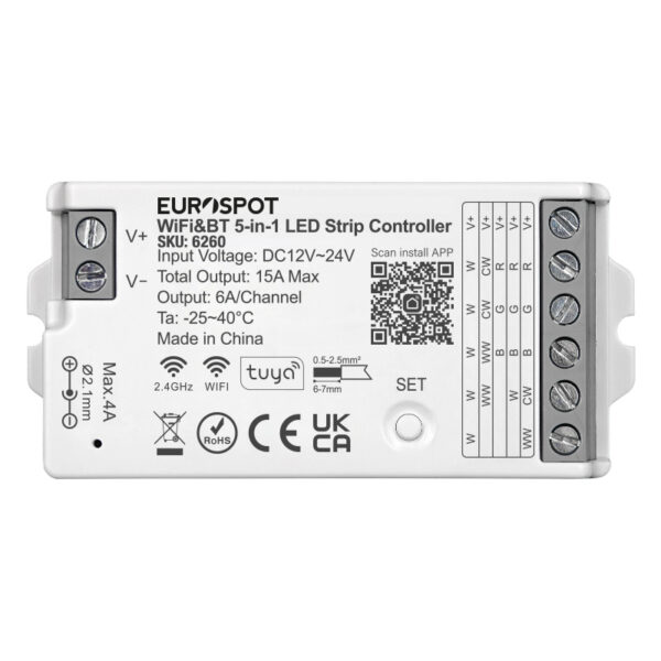 EuroSpot Led Controller Tuya Wi-Fi & RF 2.4GHz & BT 5in1