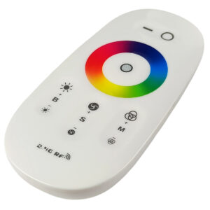 EuroSpot Led Kit Controller+ Λευκό Remote RF 2.4GHz για RGB Ταινία DC: 12-24V