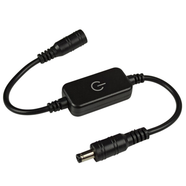 EuroSpot Touch Led Dimmer Γραμμής Μαύρο DC: 5-24V