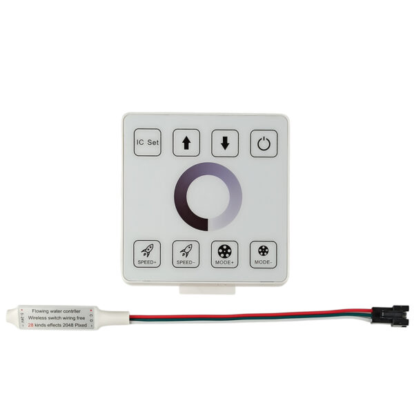 EuroSpot Led Kit Controller Αφής RF 2.4GHz Για Ταινία Led Waterflow DC: 12-24V
