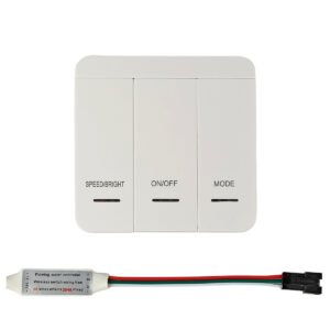 EuroSpot Led Kit Controller Πλήκτρων RF 2.4GHz Για Ταινία Led Waterflow DC: 12-24V